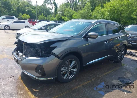 2019 Nissan Murano Platinum from USA, damaged, VIN 5N1AZ2MS7KN132823